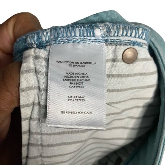 Cabi Women's Mint Green Skinny Jeans - Picture 5 of 9